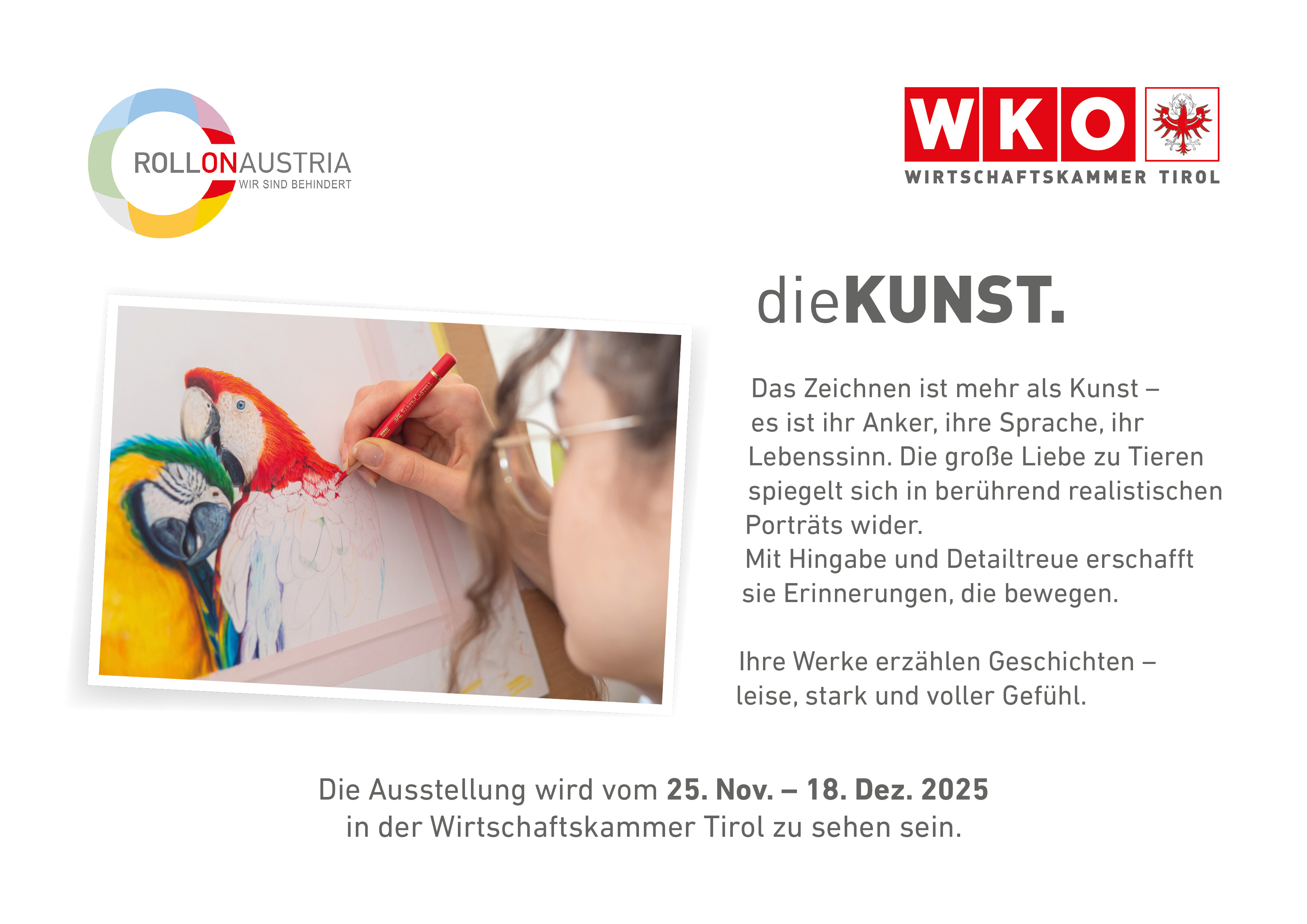 Flyer Rückseite special interests ausstellung