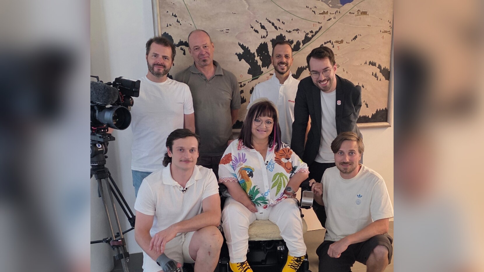 Die Filmcrew, Andreas Onea, Thomas Volgger und Marianne Hengl