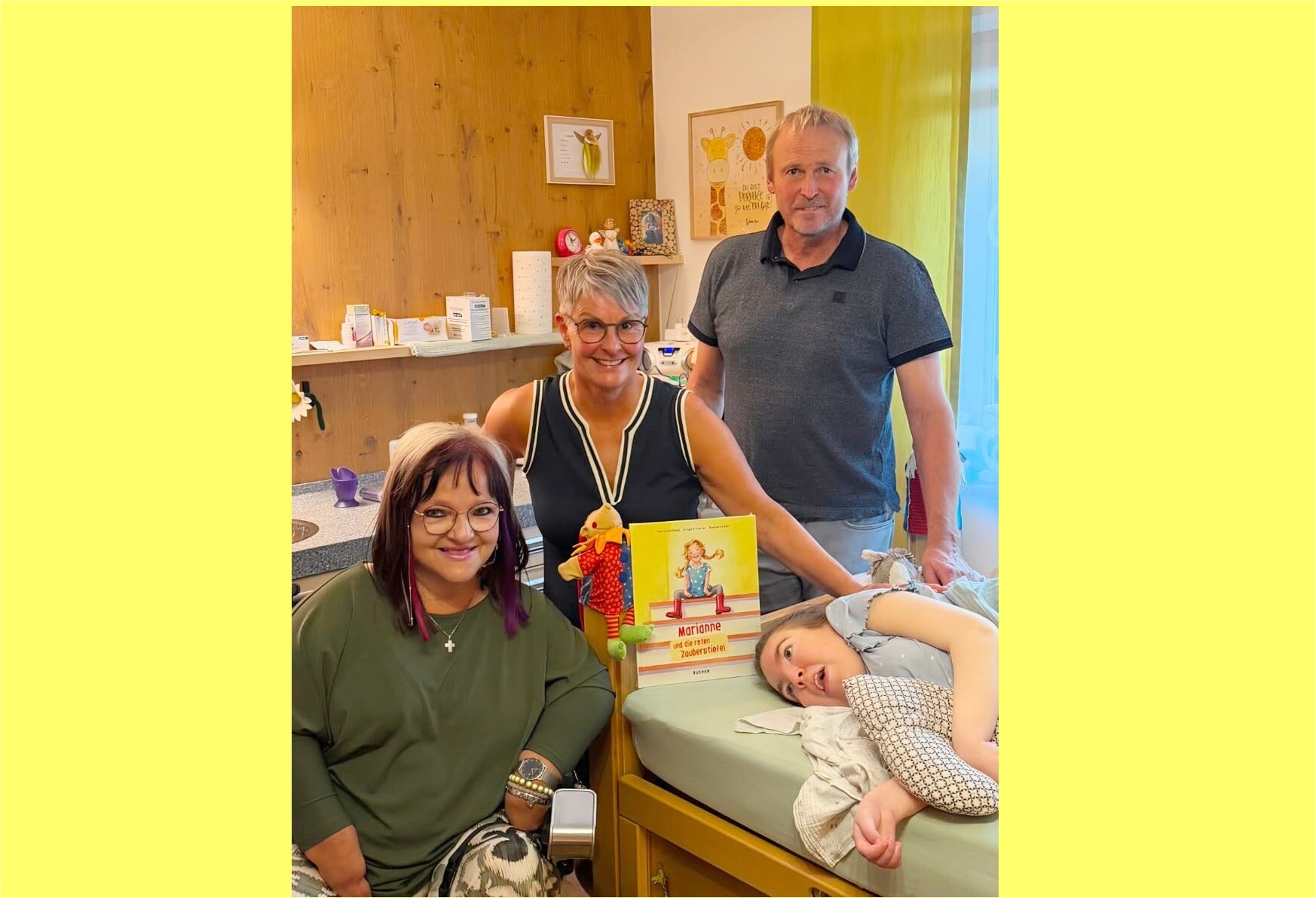 Marianne Hengl und Familie Buchauer