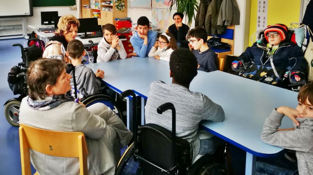 Gemeinsam redeten wir über unsere Behinderung und den damit verbundenen Höhen und Tiefen in unserem Leben