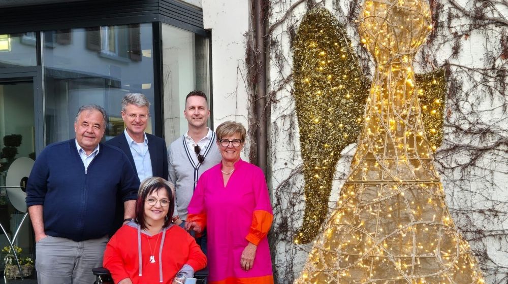 Ein Engel der Hoffnung kehrt bei Pfanner in Lauterach ein