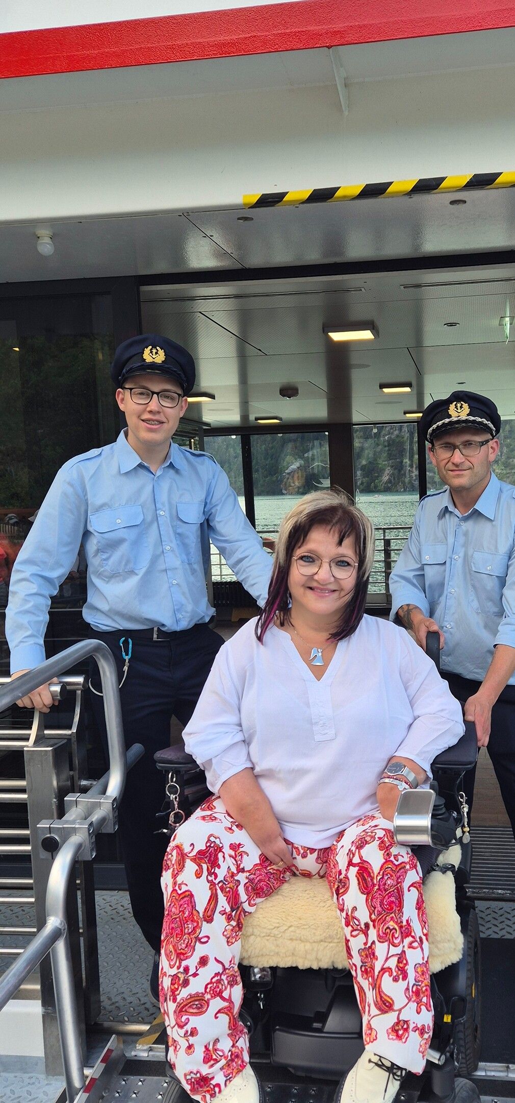 Kapitäne der Achenseeschifffahrt und Marianne Hengl