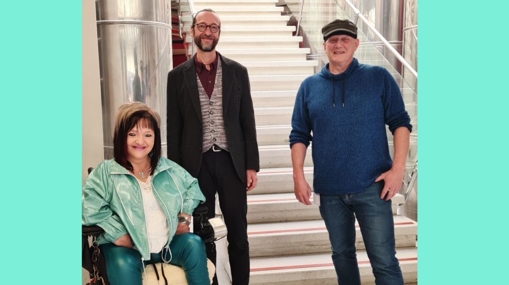 Klaus Springer ist Gast von Marianne Hengl und Rainer Perle in „Stehaufmenschen“