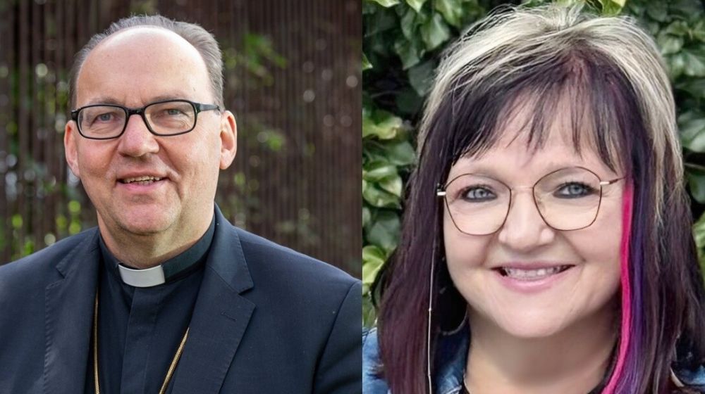 Bischof Hermann Glettler und Marianne Hengl