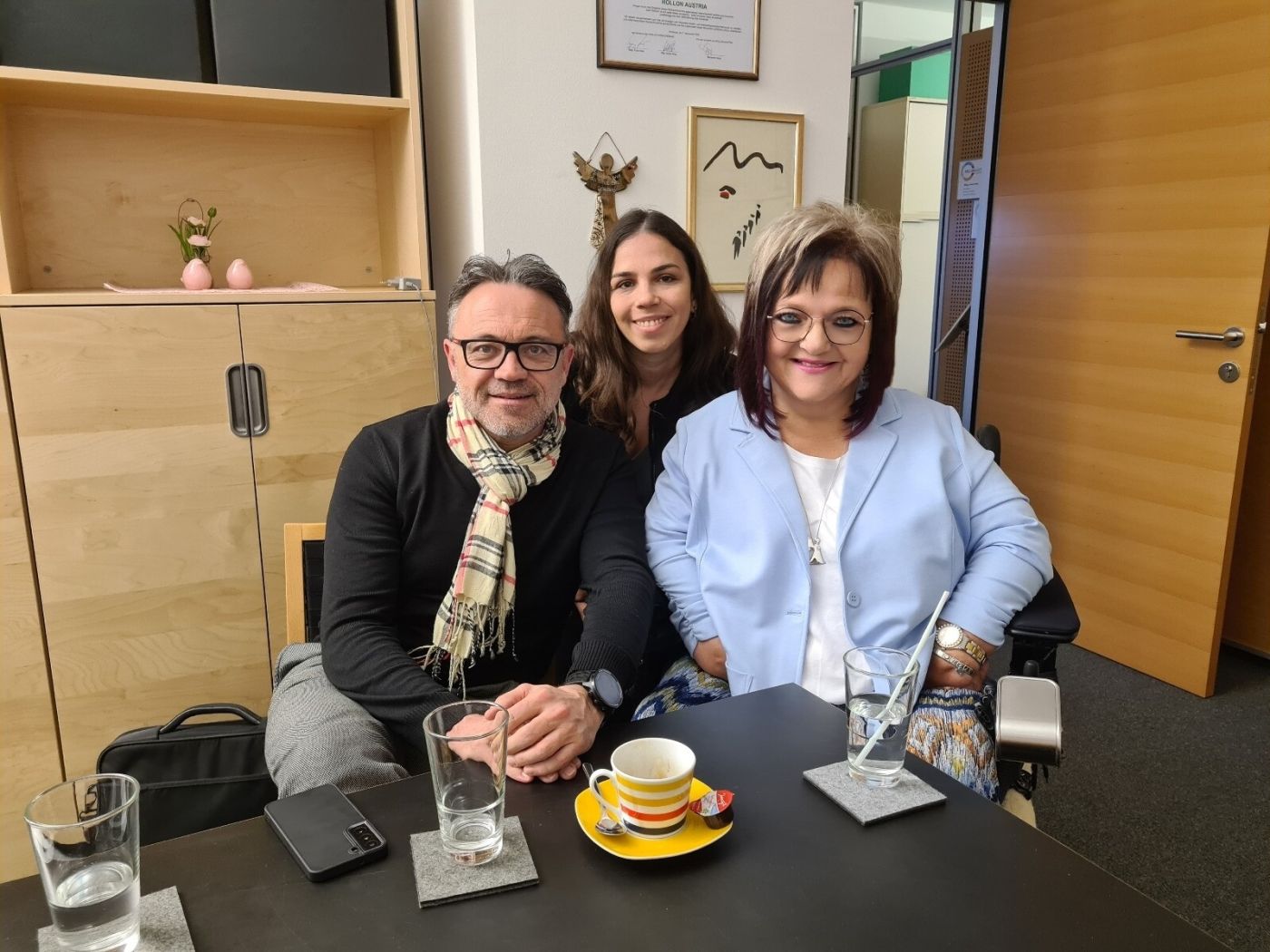 Hans Aigner, Irina Adamski und Marianne Hengl