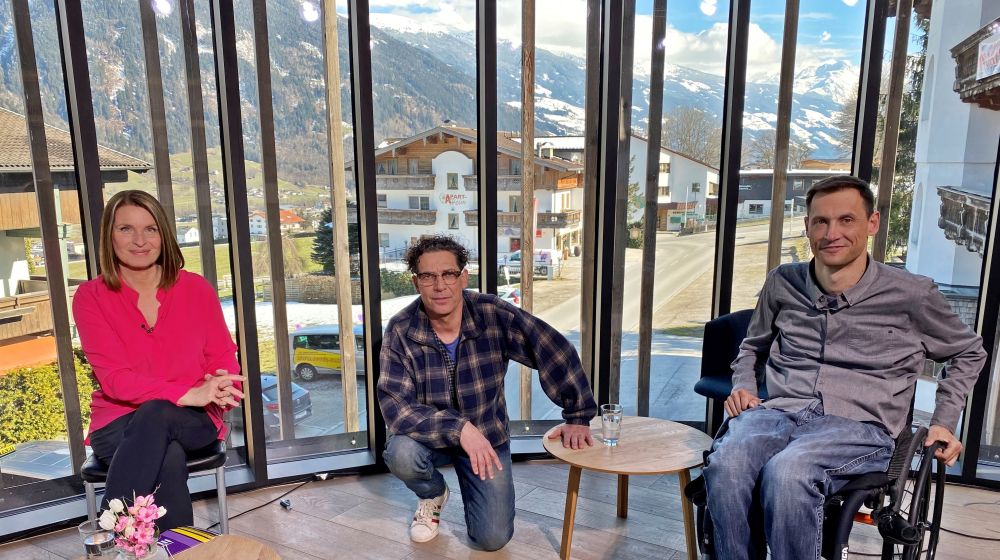 Gregor Bloéb trifft Hannes Kinigadner beim 31. Gipfel-Sieg von RollOn Austria, rund um das Spieljoch im Zillertal