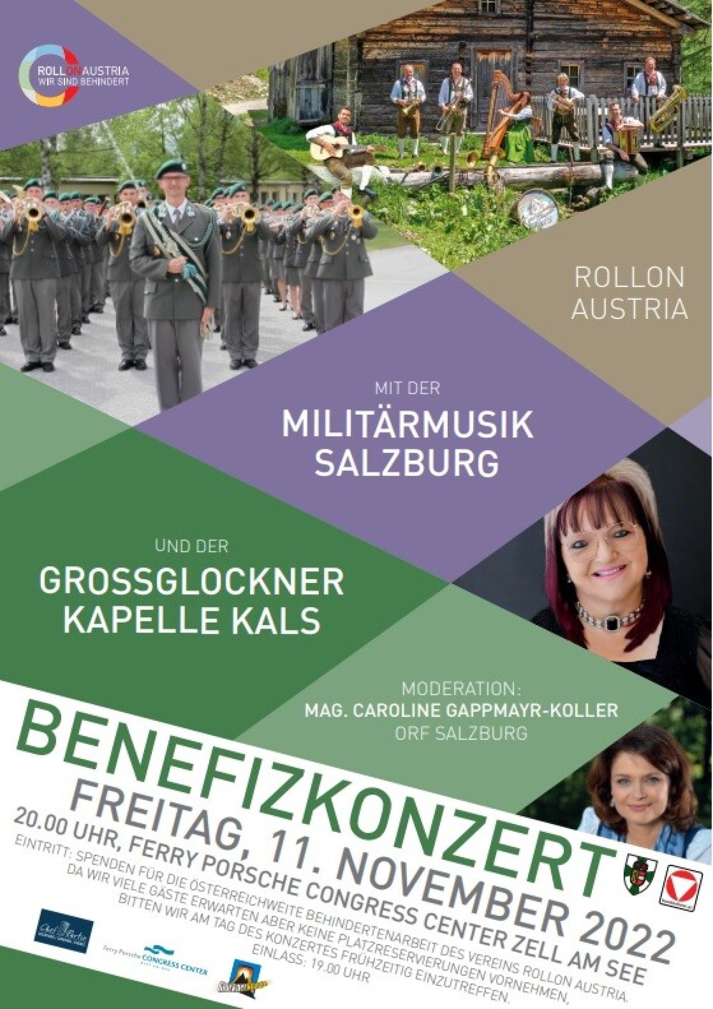Benefizkonzert Militärmusik Salzburg und Großglocknerkapelle Kals