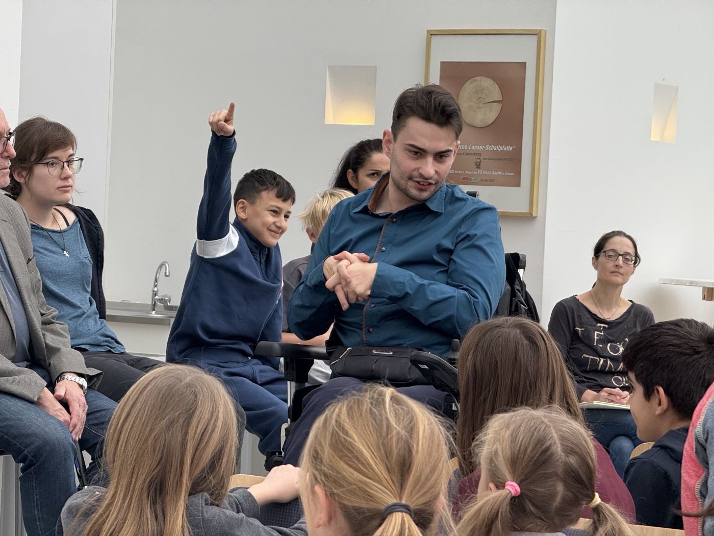 Dominik Wurzer mit Kinder